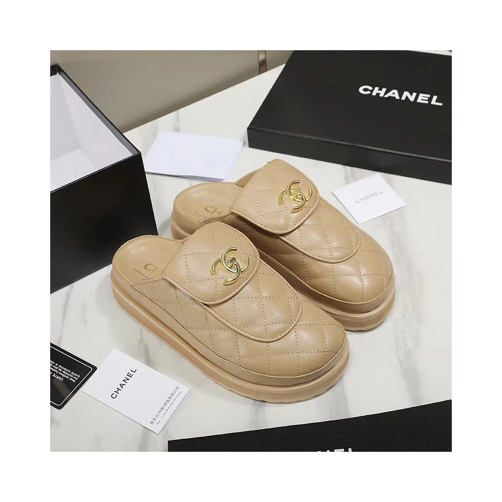 CHANEL CC Turnlock Mules,CHANEL SNEAKERS,Other Brand Reps Sneakers