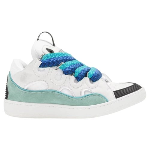 Lanvin Curb Sneaker White Green,LANVIN SHOES Reps,Other Brand Reps Sneakers