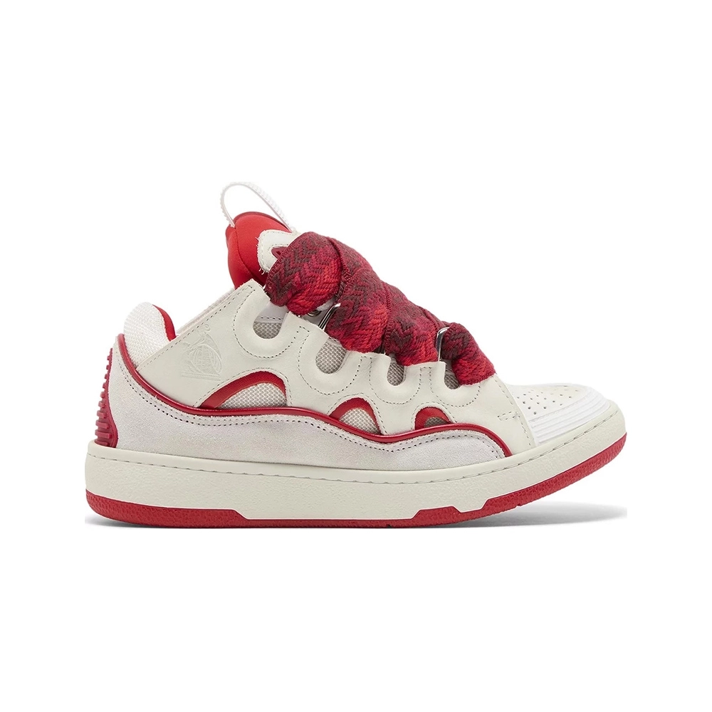 Lanvin Curb Reps Sneakers White Red,LANVIN SHOES Reps,Other Brand Reps Sneakers