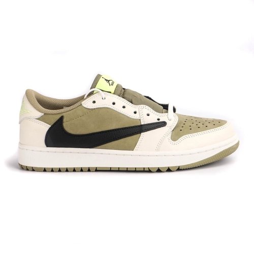 Jordan 1 Retro Low Golf Travis Scott Neutral Olive FZ3124 200,AIR JORDAN 1 LOW,Air Jordan