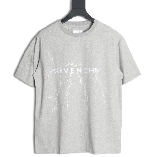 Givenchy 24SS lightning reflective print short-sleeved T-shirt TSK1,All order with free shipping Givenchy