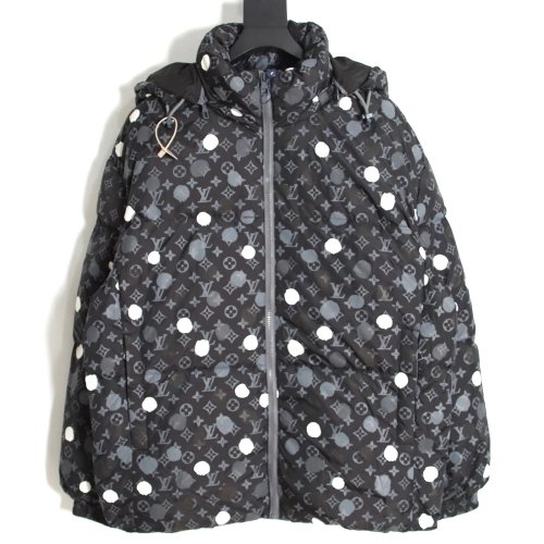 Louis Vuitton x Yayoi Kusama 23FW joint polka dot down jacket,Louis Vuitton Jacket,Jacket,APPAREL