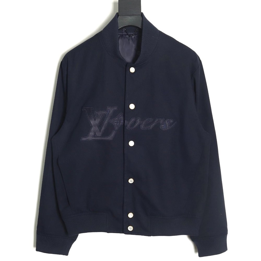 Louis Vuitton Chest Lettering Cotton Jacket,Louis Vuitton Jacket,Jacket,APPAREL