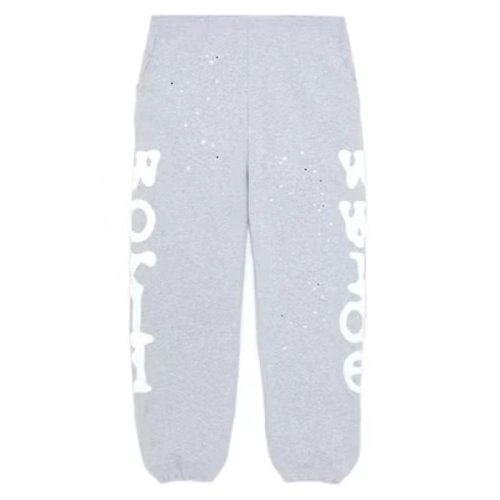 Sp5der Beluga Sweatpants Heather Grey,Sp5der Sweatpants,CASUAL PANTS,Clothing