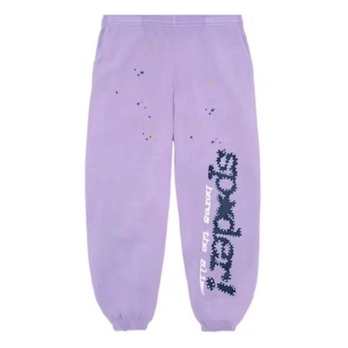 Sp5der Acai Sweatpant Purple,Sp5der Sweatpants,CASUAL PANTS,Clothing