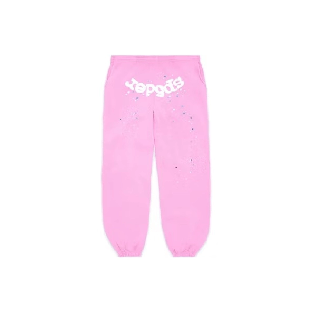 Sp5der Atlanta Sweatpants Pink,Sp5der Sweatpants,CASUAL PANTS,Clothing